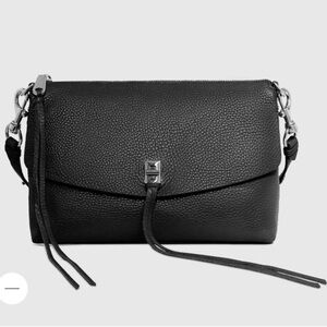 Rebecca Minkoff Black Top Zip Shoulder Bag